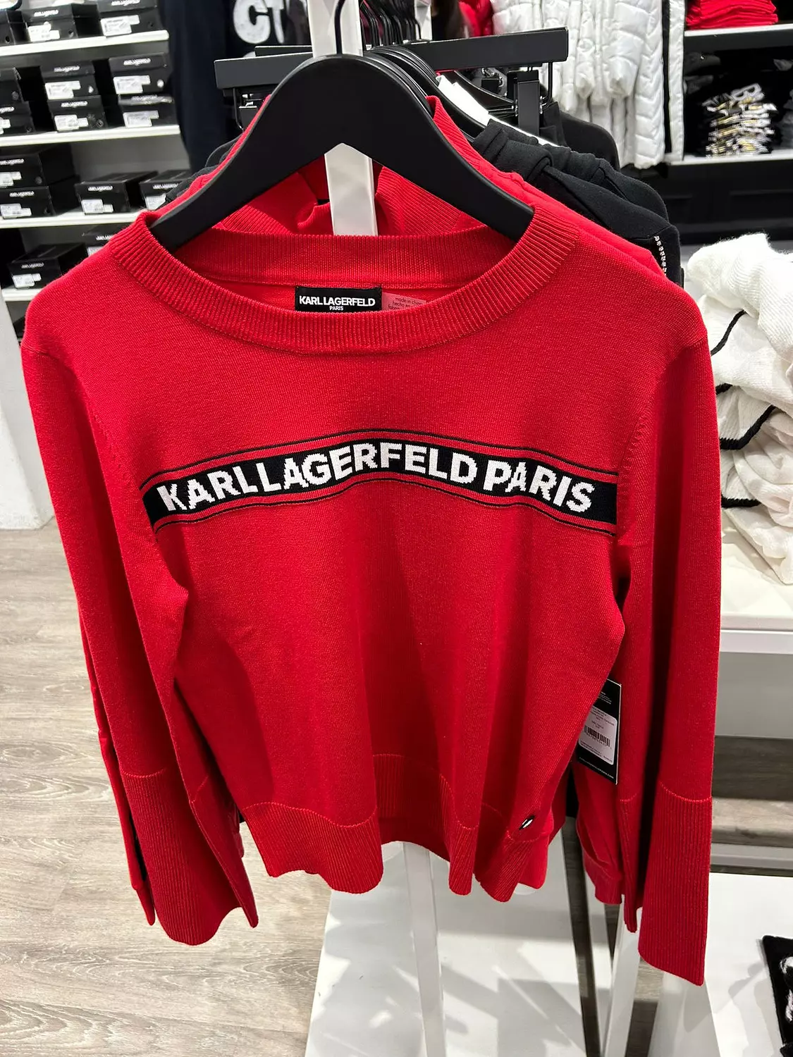 Karl Lagerfeld Paris Red Sweater - Image 4