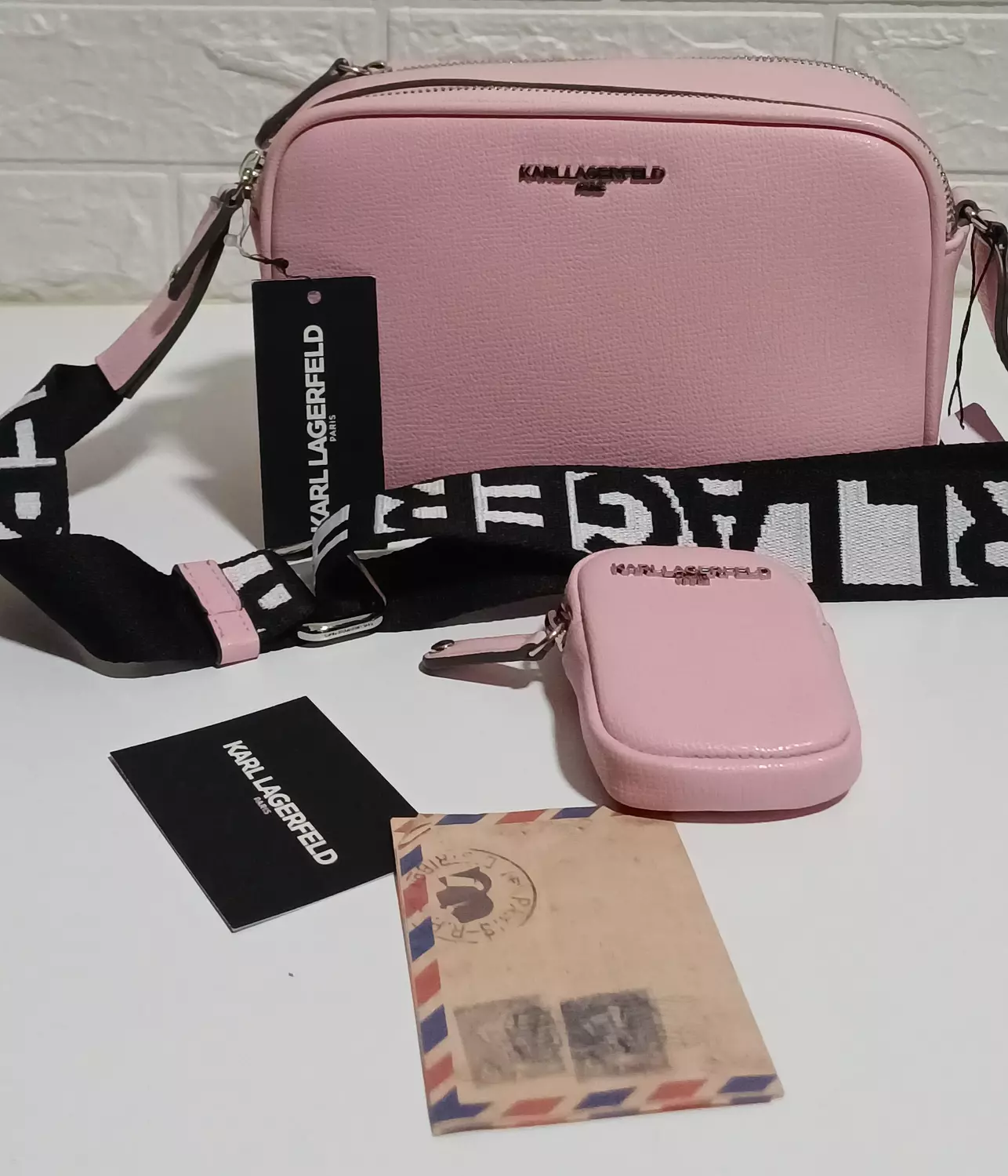 Karl Lagerfeld Paris double-zip camera bag - Image 4