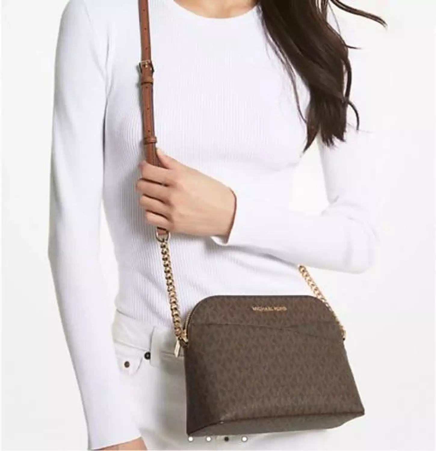 Michael Kors Logo - print Brown. - Image 4