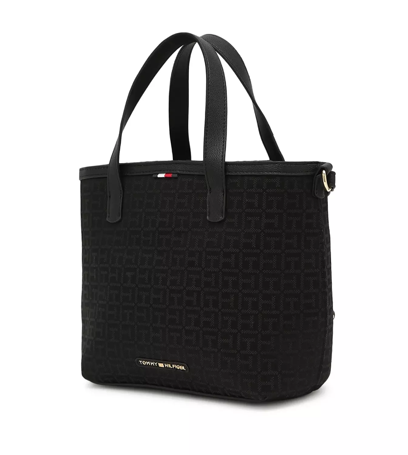 Tommy Hilfiger monogram tote bag classic black - Image 5