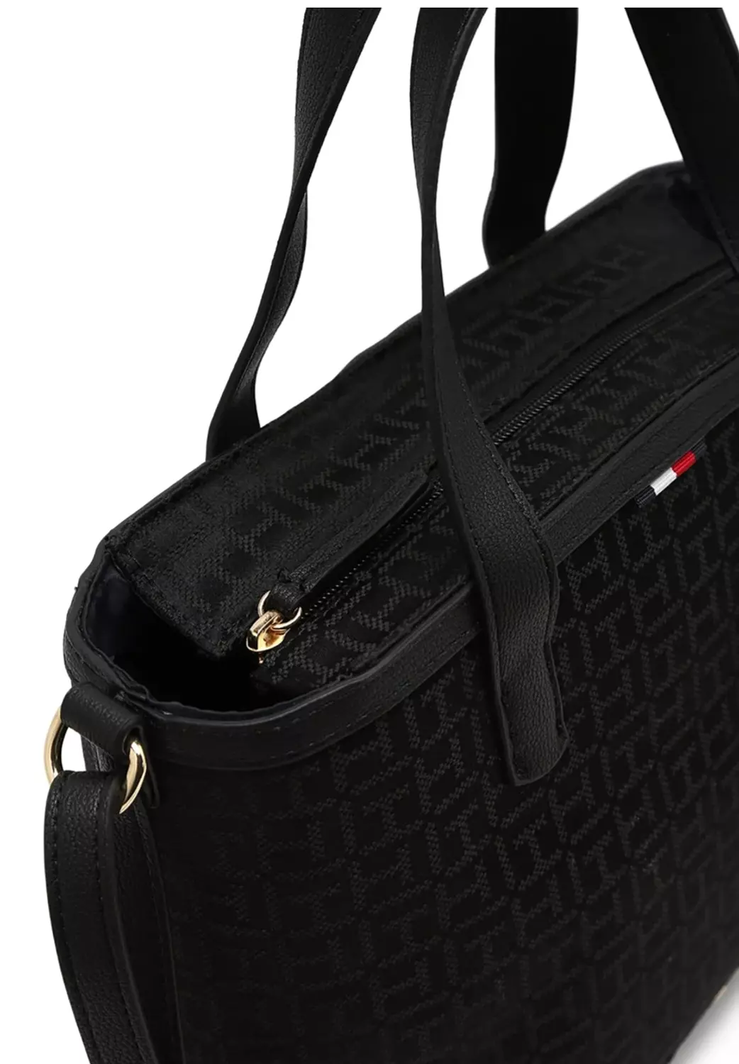 Tommy Hilfiger monogram tote bag classic black - Image 6