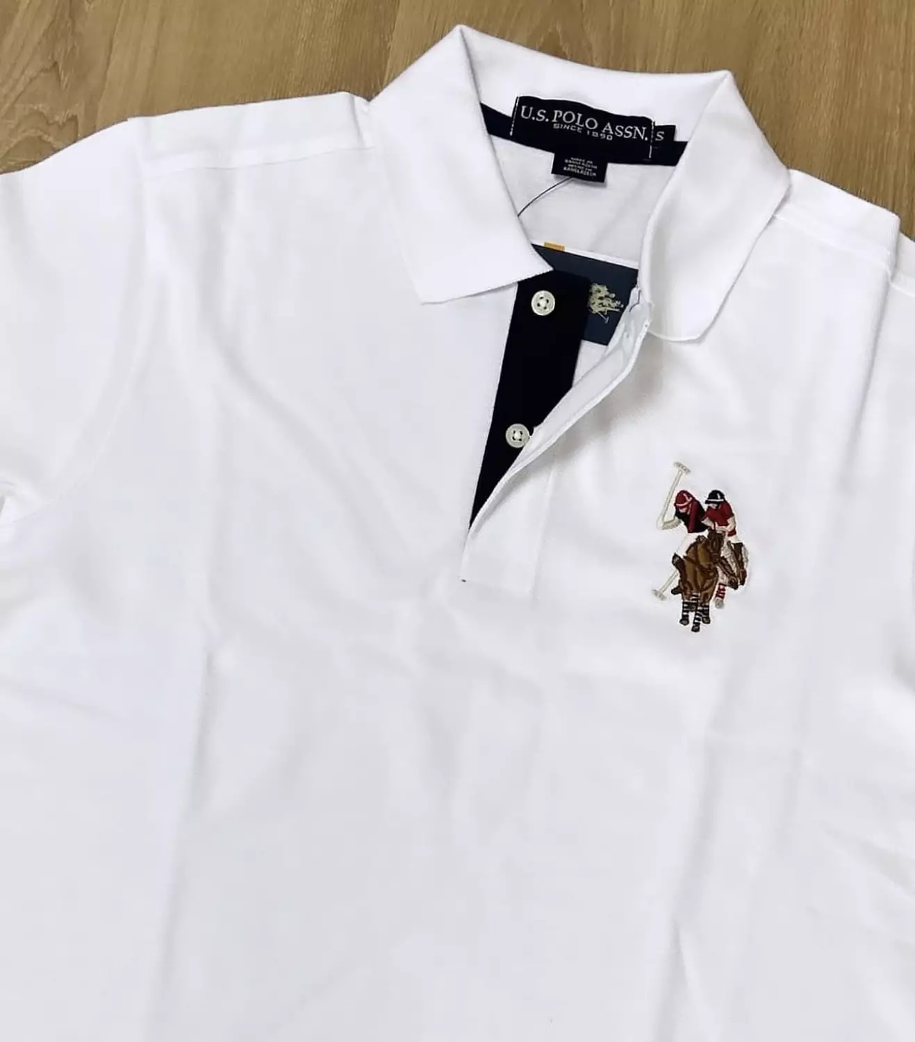U.S. Polo Assn. Classic White Polo Shirt – Original - Image 6