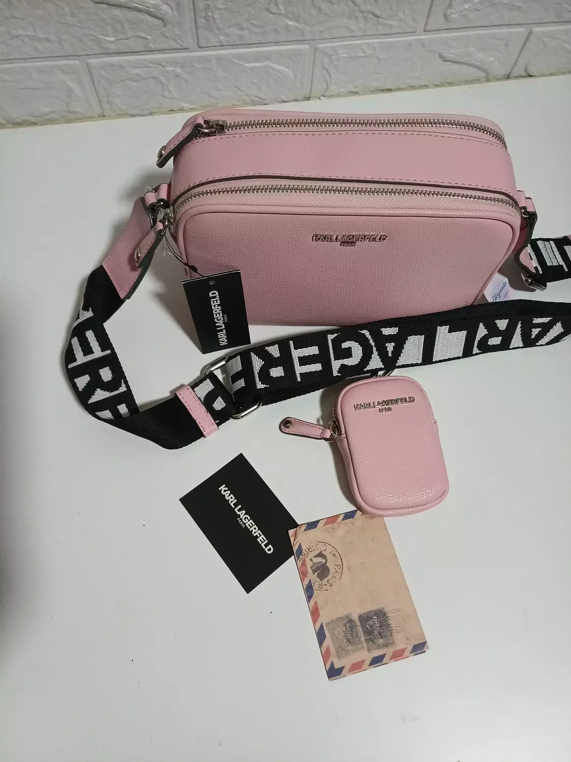 Karl Lagerfeld Paris double-zip camera bag - Image 6