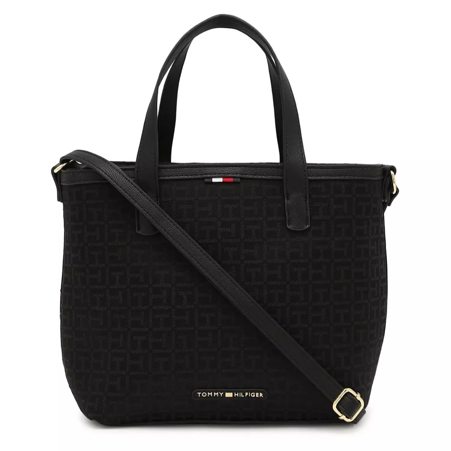 Tommy Hilfiger monogram tote bag classic black - Image 7